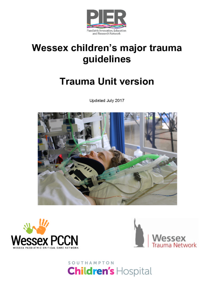 thumbnail of WTN Paediatric Major Trauma Clinical Guidelines