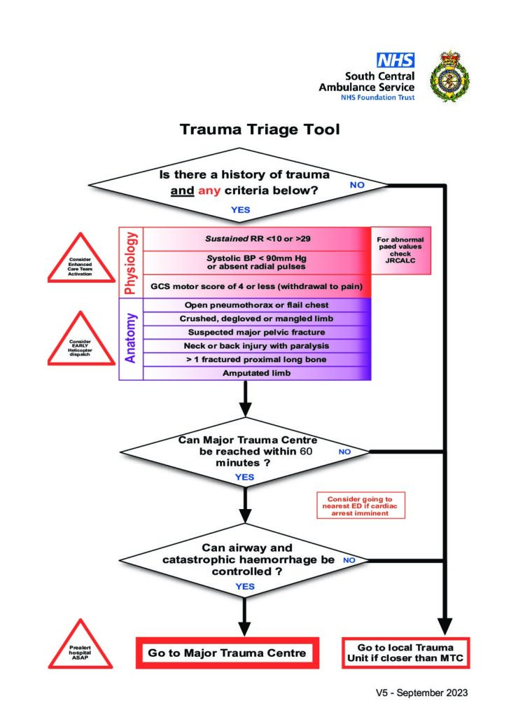 thumbnail of Trauma Triage Tool (Revised June 2024)